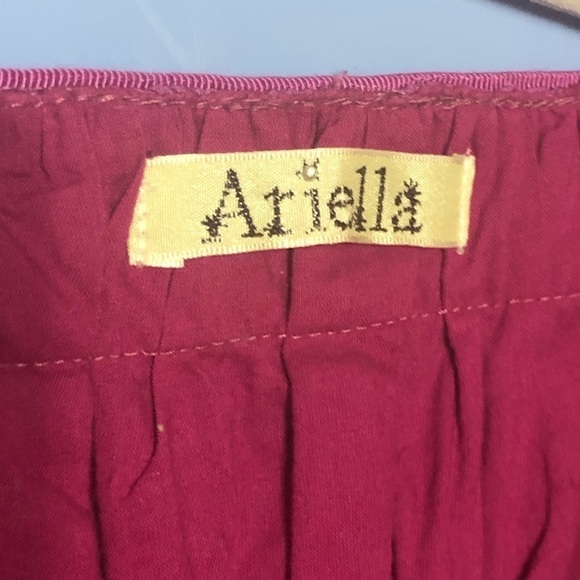 ARIELLA Empire Waist Straps Side Zip Magenta Lined Dress size XS - S - Picture 7 of 8